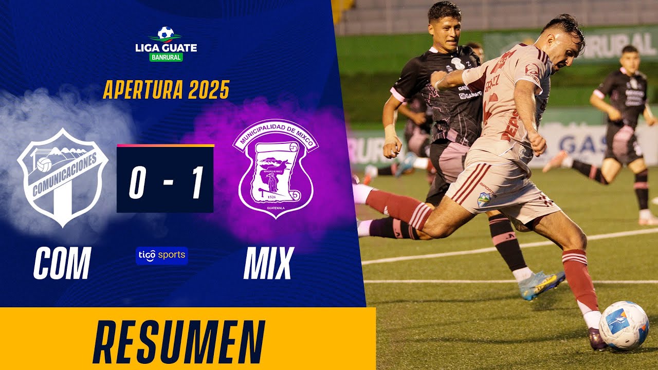 MIXCO SE IMPONE EN EL CEMENTOS PROGRESO| Comunicaciones 0-1 Mixco | Resumen Completo
