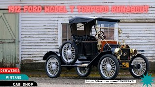 1912 Ford Model T Torpedo Runabout - Denwerks- Brass Era - BAT