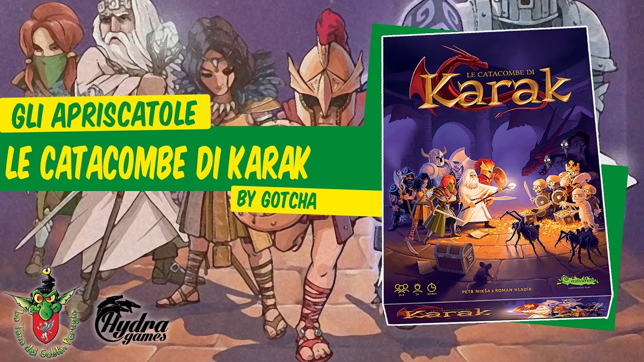 Le Catacombe di Karak unboxing [Gli Apriscatole] 