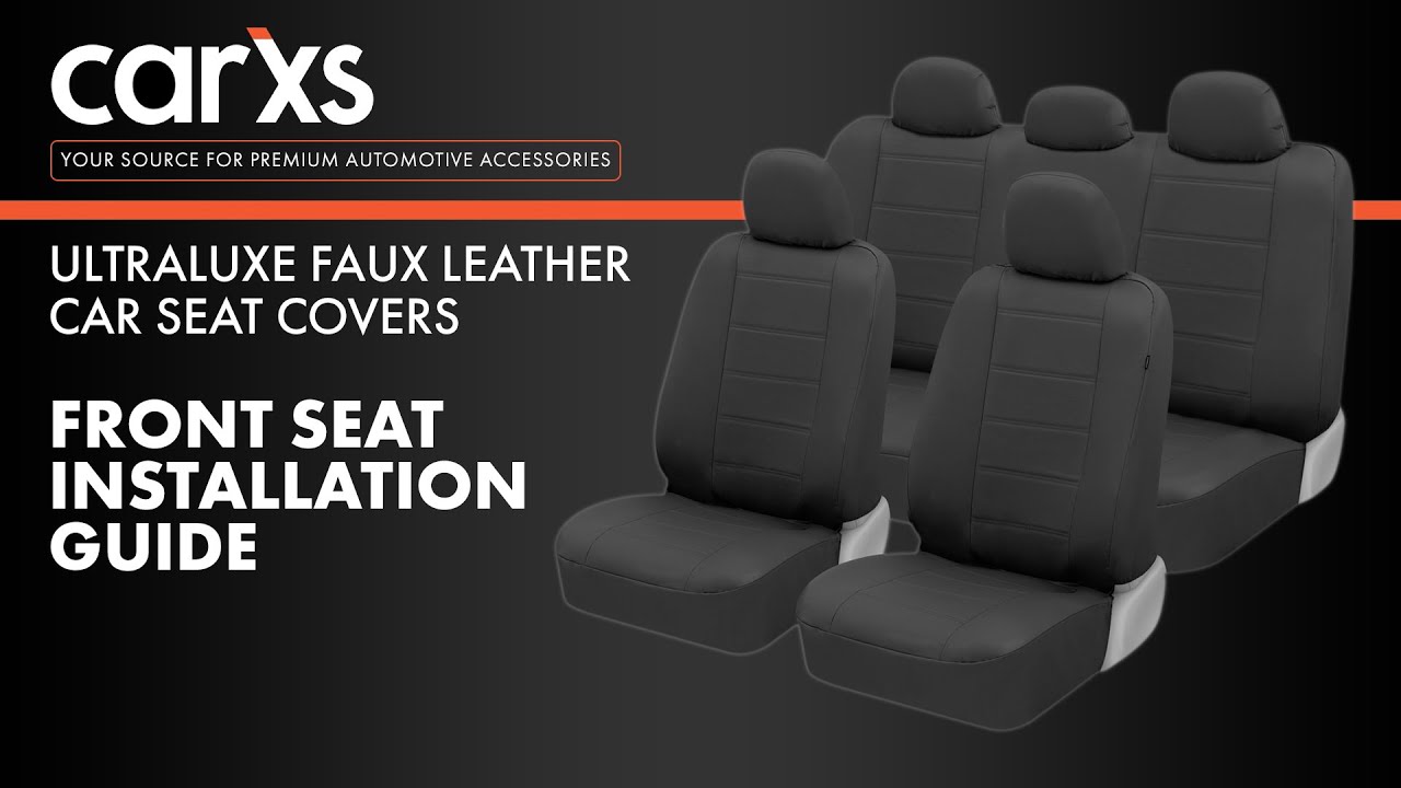 Car Seat Cover Installation: Front Seats - Part 1 