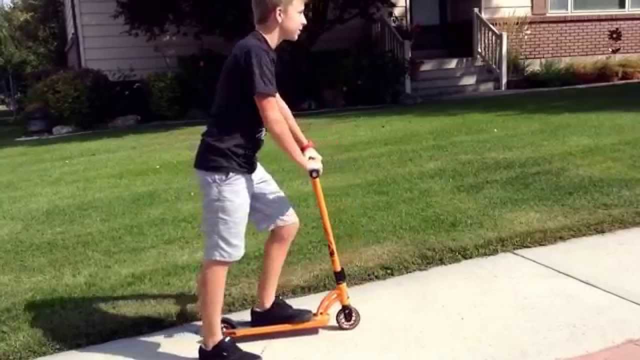 Beginner scooter tricks for beginners - YouTube