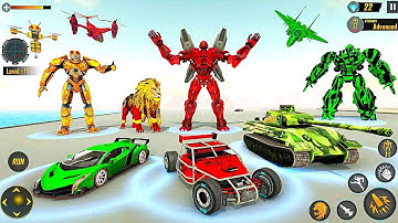 Bee Robot Car Game: Yellow Bee Robot Multiple Transform | Android iOS Gameplay