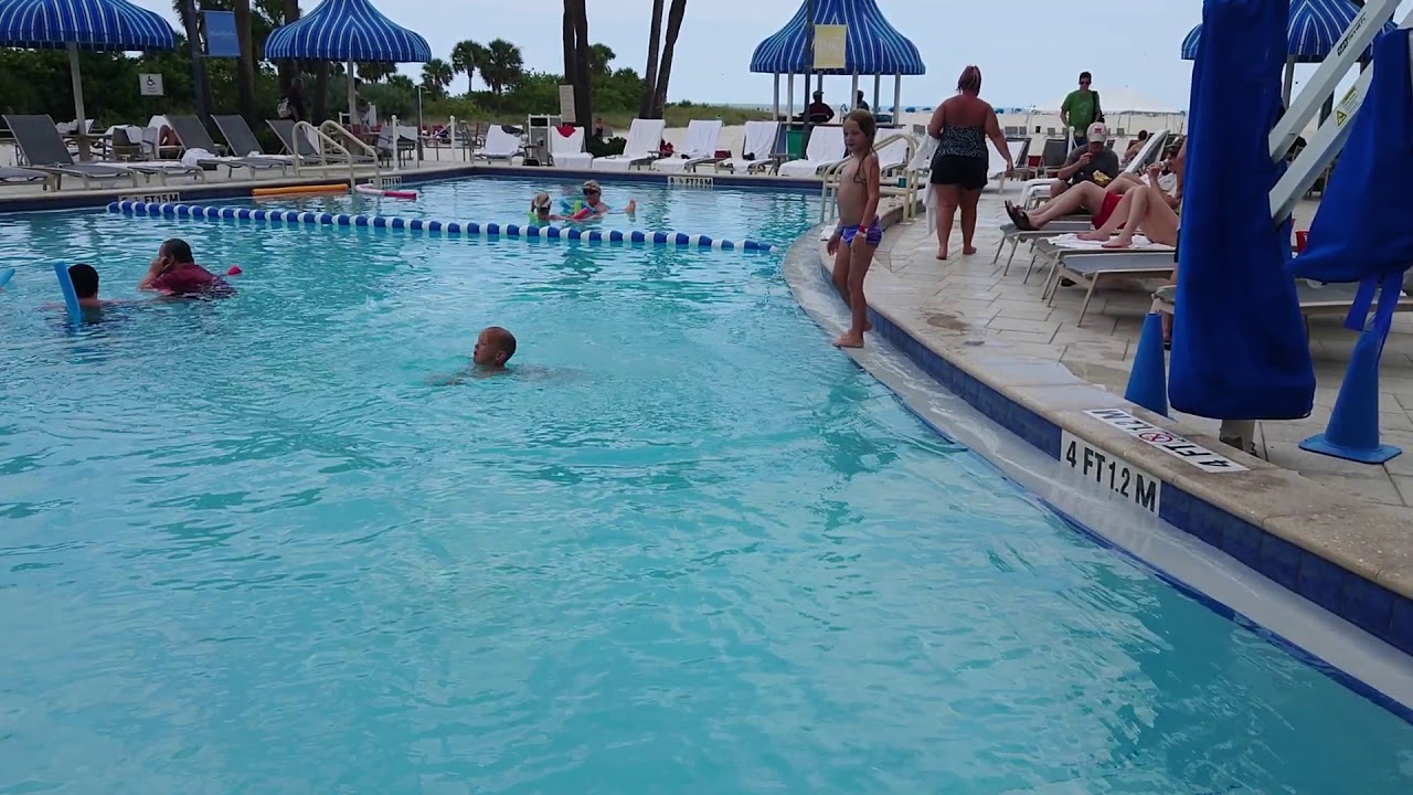 Swimming pool fun at Clearwater Florida - YouTube
