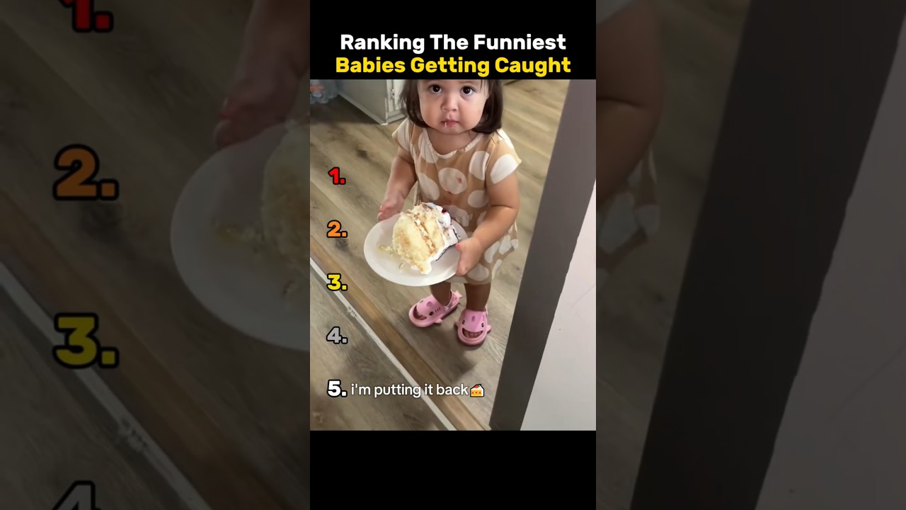 Ranking the Funniest Babies Getting Caught👶😂