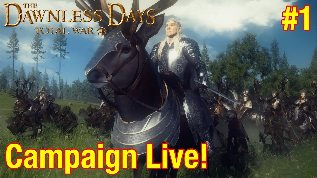 The Rise Of The Elves! - Woodland Realm Campaign #1 - Dawnless Days Total War!
