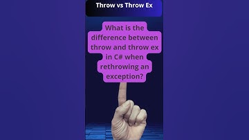 Understanding Exception Rethrowing in C#