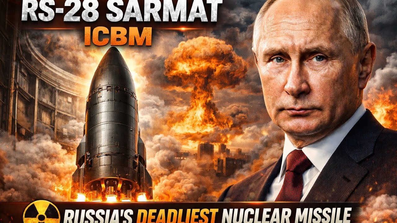 РС-28 «Сармат» 😱 Самая ОПАСНАЯ ядерная ракета России | Сатана-2 шокирует мир ☢️🚀