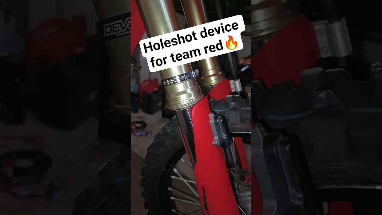 devol holeshot device installed on CRF450R🔥