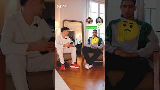 🔥 Hakimi Chooses Between Ronaldo & Messi! 🔥⚽ #goat