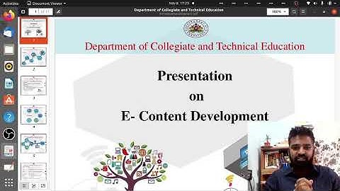 Using OBS studio and Open board software for e-content development : learning management system