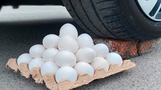 Crushing Crunchy & Soft Things by Car Compilation! Car vs Toys vs eggs #youtube #satisfying #asmr