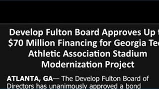 Georgia Tech’s stadium set to get upgrades