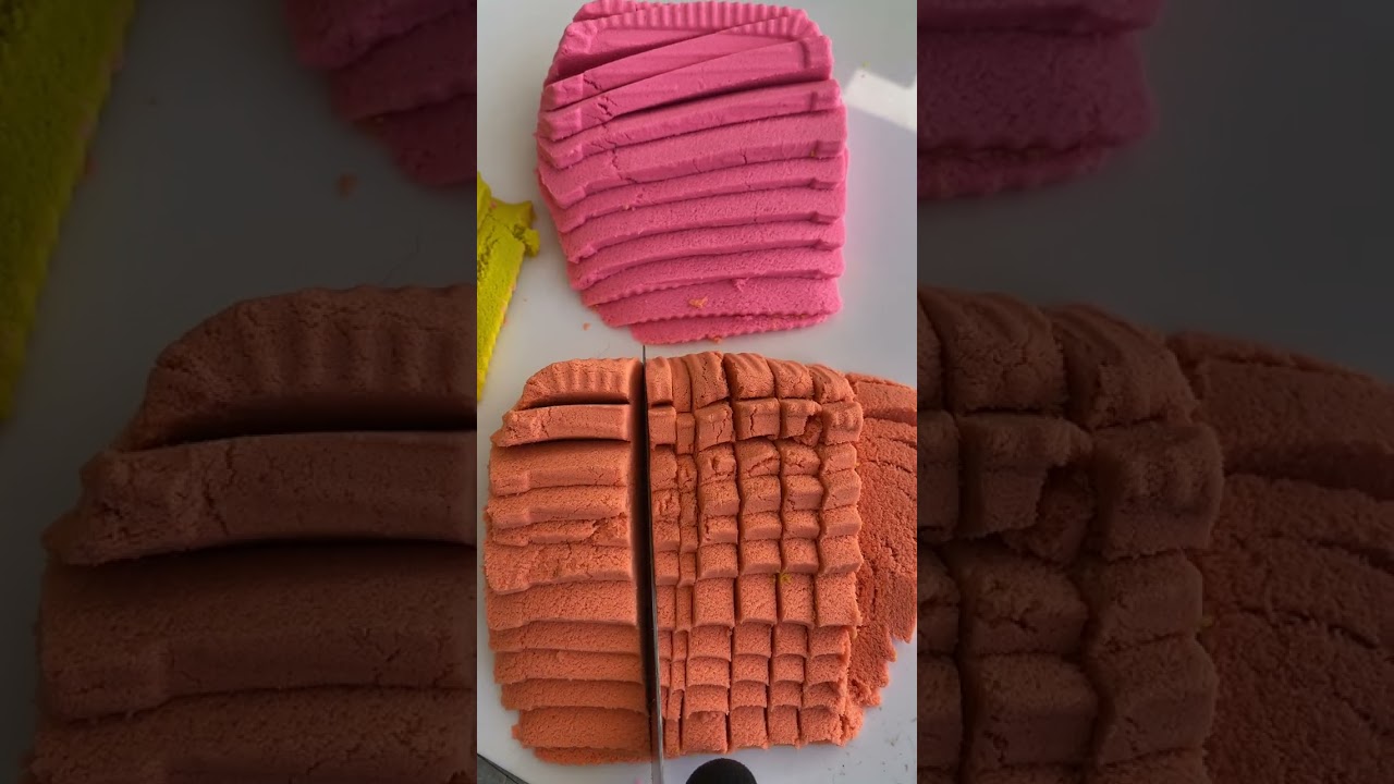 MESMERIZING Kinetic Sand CRUMBLES – Oddly Satisfying! ✨🏝️ 