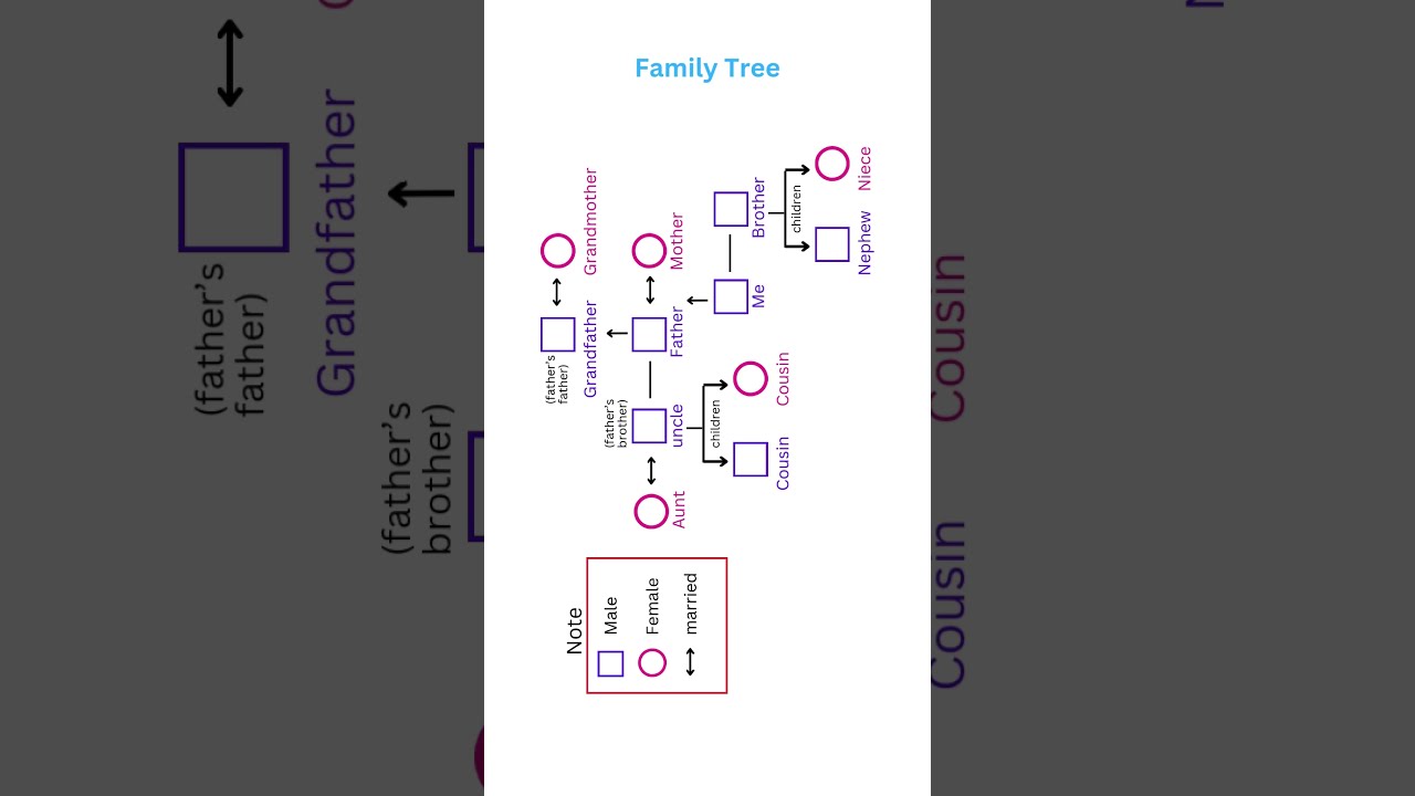 Understanding The Family Tree Simple Explanation FamilyTree FamilyRelationships
