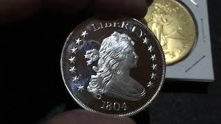 Replica ng 1804 silver dollar, 10 rarest coin and expensive coins. 15 lang natitirang tunay nito.