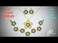 DIY jewelry set - Part 1 I DIY jewelry I How to make jewelry | Beaded earrings | Beaded Bracelet