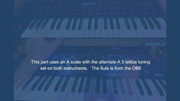 Pro 2 and OB6 Synthesizer