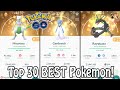 TOP 30 BEST POKEMON TO POWER UP IN 2020 IN POKEMON GO! WHICH POKEMON
ARE WORTH POWERING UP?