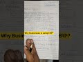 Why Businesses Use ERP |Simple &amp; Short Explanation of ERP #erp #erpsoftware #shortsvideo