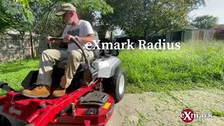 EXMARK RADIUS  VERY HIGH GRASS