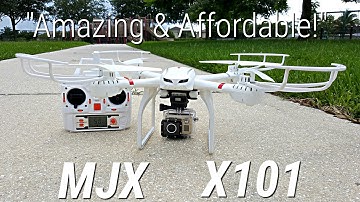 MJX X101 - Quadcopter -$52- Unboxing & Review  - Action Camera Ready - Best of 2015 - Geekbuying.com