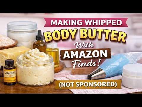 Whipped Body Butter Tutorial Using Amazon Supplies - Honest Review (Not Sponsored)