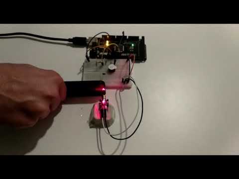 Arduino Mega 2560 - Simple Alarm for Stealing Detection Using a Light Dependent Resistor (LDR)