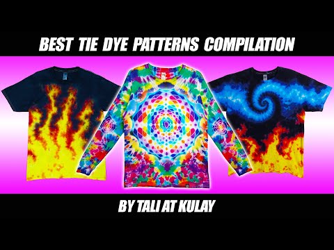 BEST Tie Dye Patterns Compilation Mandala | Tali at Kulay