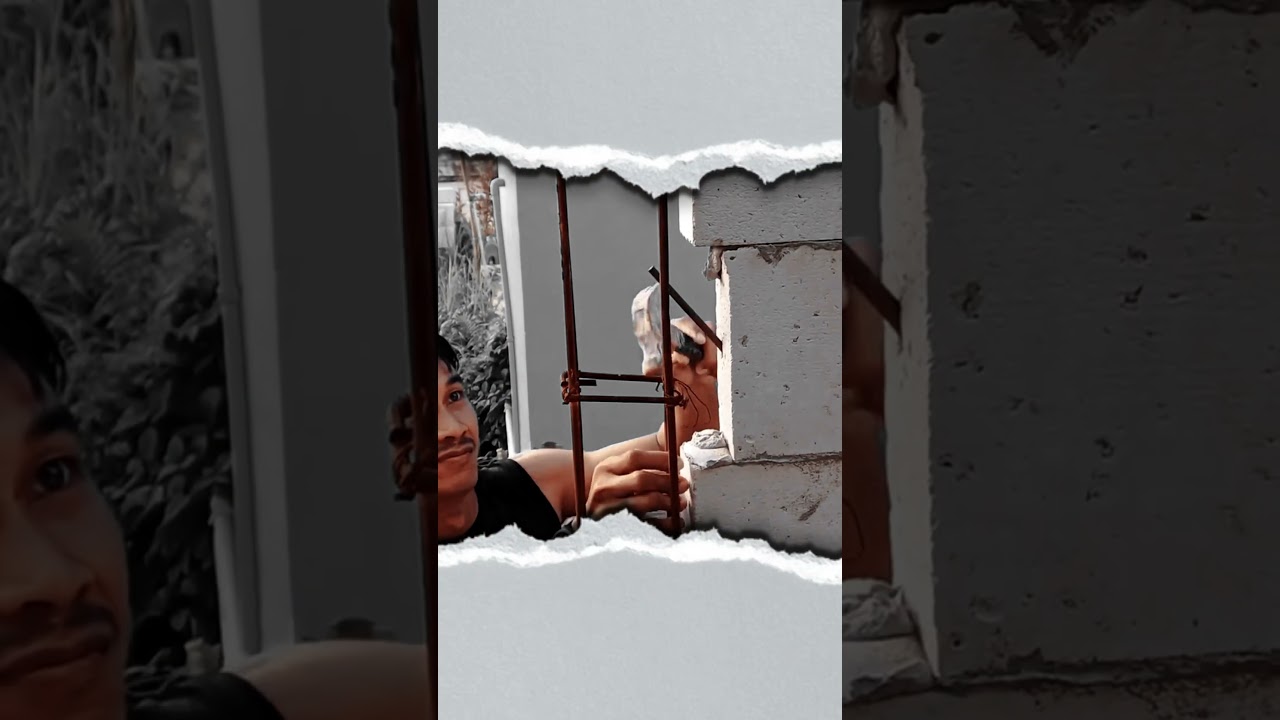 To make the white brick installation strong, do it this way 