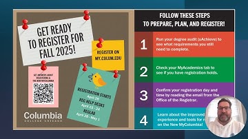MyColumbia Course Planning and Registration Tutorial