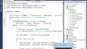 Secure your WCF 4.5 services with Claims Based Authorization