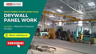 Dharini Rubber Private Limited Factory using Drywall Panel | Reino solutions 2025 | Madurai - TN