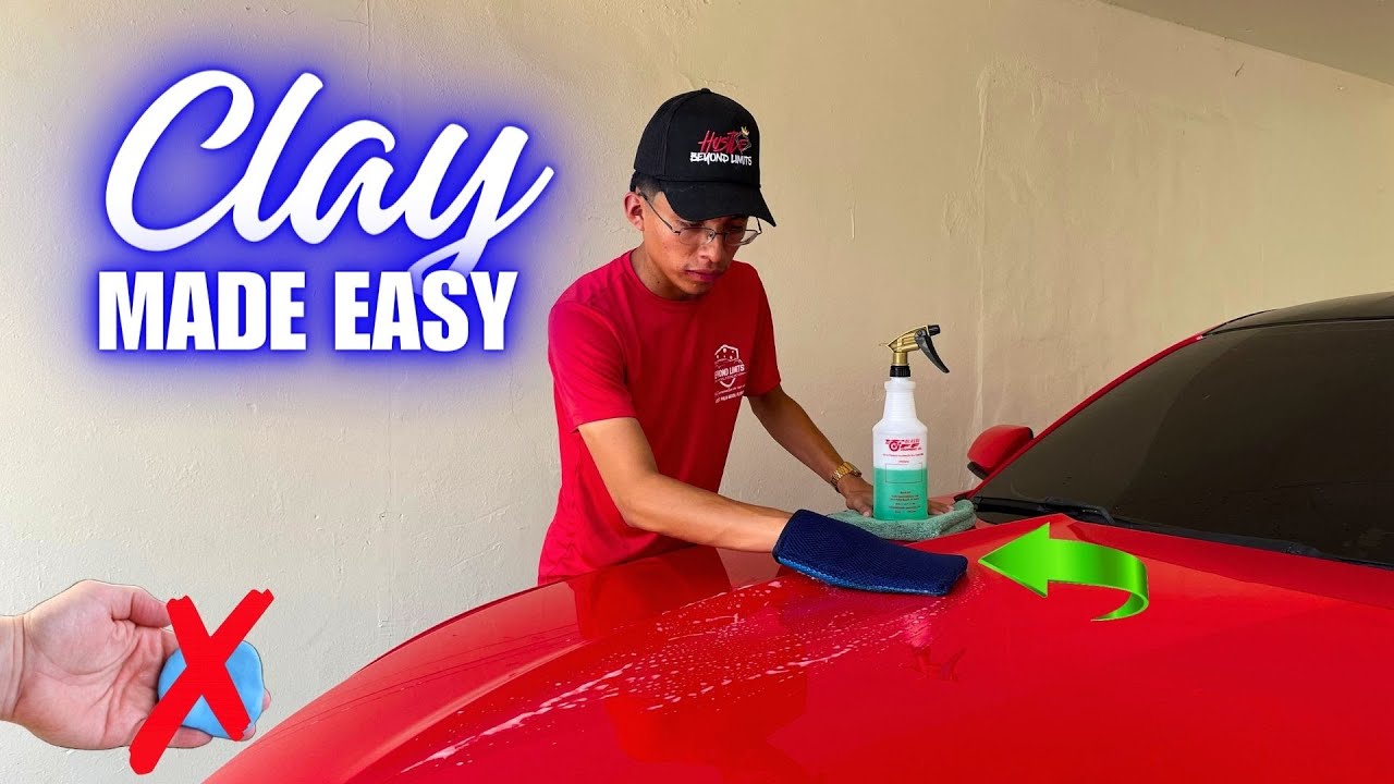 Sibba Car Detailing Clay Mitt, Reusable Scratch-Free Paint Safe Auto Clay  Gloves, Fine Grade Car Clay Towel Mitt for Detailing Cleaning Polishing Car