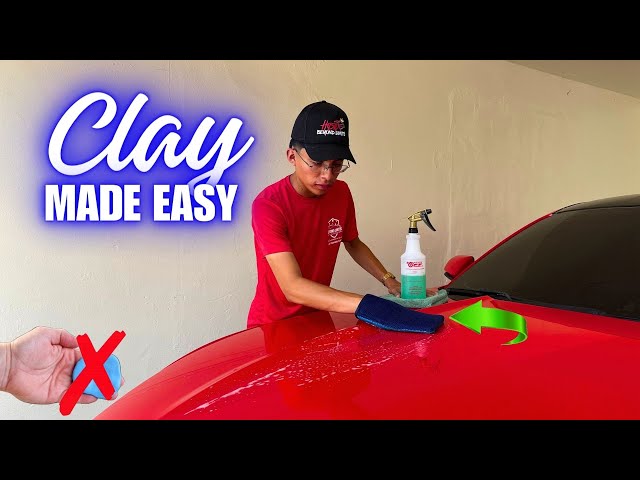 Full Automotive Decontamination Wash Kit | Decontamination Soap, Wash Mitt, Clay Lube and Reusable Clay Pad - Torque Detail