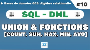 Cours MySQL - 10 : SQL UNION et fonctions d