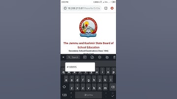 Jkbose 10th class 2019 result out !  Link in the discription