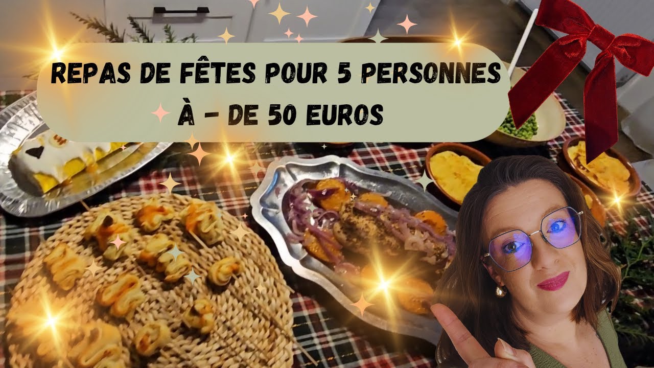 un repas de fêtes bon et pas cher
