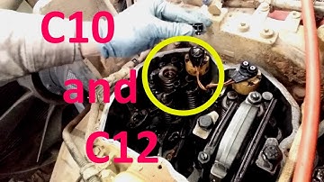 How To Install C10 and C12 Cat Injectors.  Removal, Install, and Adjust Injectors.