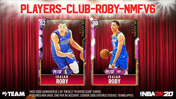 NBA 2k20 - #ISAIAH #ROBY "#Código #vestuario" Expira 20/07/2020 #NBA #2k20 #LockerCodes #MyTeam