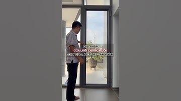 Giải pháp CỬA LƯỚI CHỐNG MUỖI cho biệt thự, villa sân vườn🫵Tham khảo ngay! #cuanhom #shorts #review