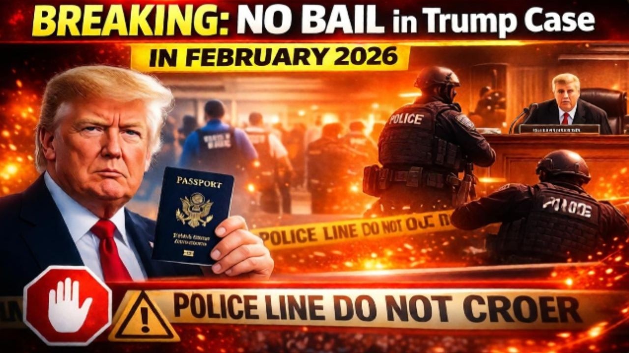 BREAKING: NO BAIL in Trump Case — U.S. Marshals Storm Court After Shocking Order