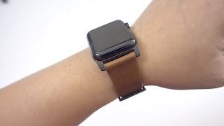 Nomad Modern Build Leather Strap for the Apple Watch