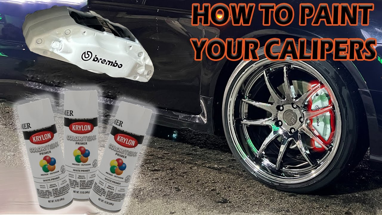 How to spray paint your brakes for super cheap Powdercoat like