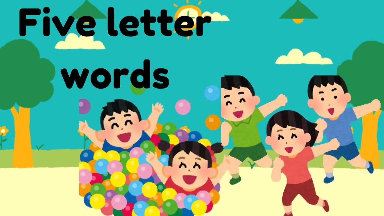 5 letter words list | Five letter words with pictures | 50 five letter words | Phonic words