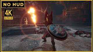 Assassin's Creed Odyssey - Vasilis The King of the Arena Boss Fight | No HUD & 4K/60fps Gameplay screenshot 1