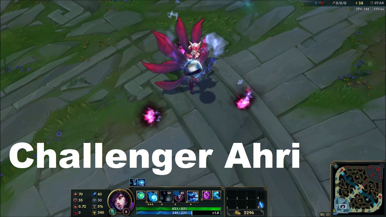 Challenger Ahri SkinSpotlight - League of Legends - YouTube