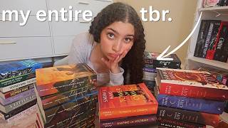 every book I own but haven't read📚my physical tbr