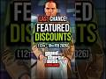 LAST CHANCE – GTA Online Weekly Update | Featured Discounts (12 – 18 Feb 2026) #gtaonline