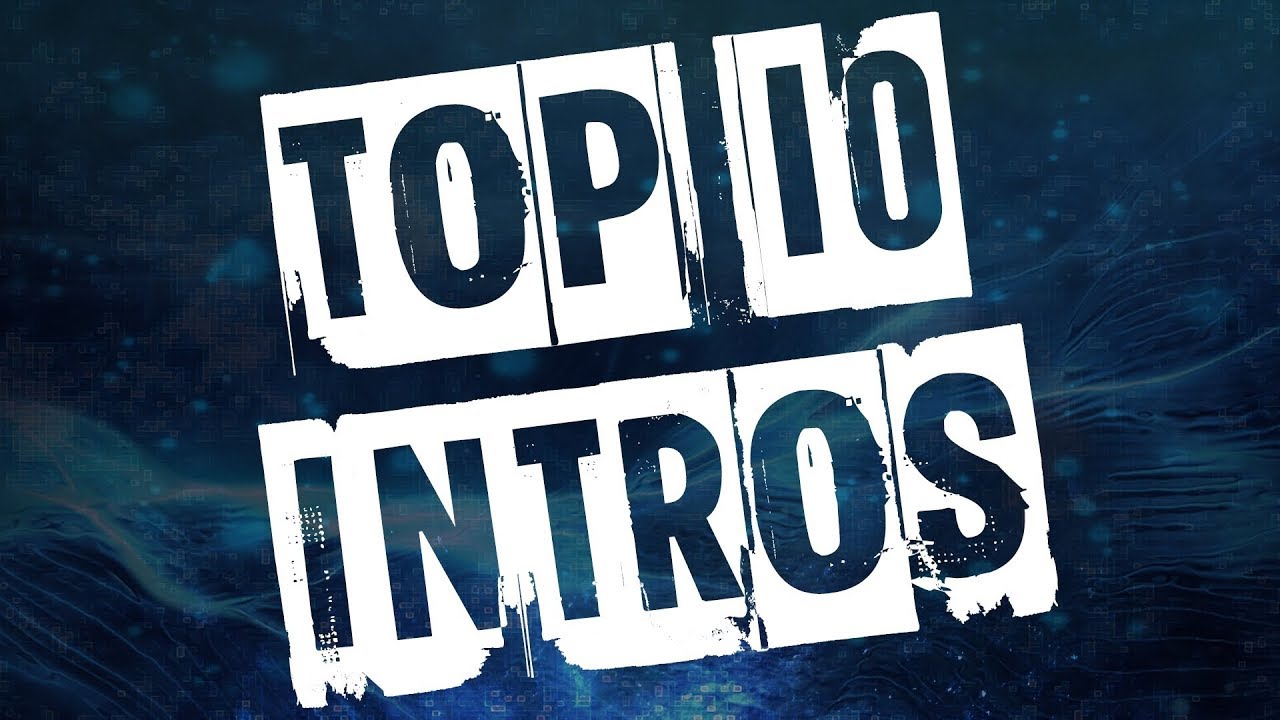 top 10 minecraft intros/топ 10 майнкрафт интро