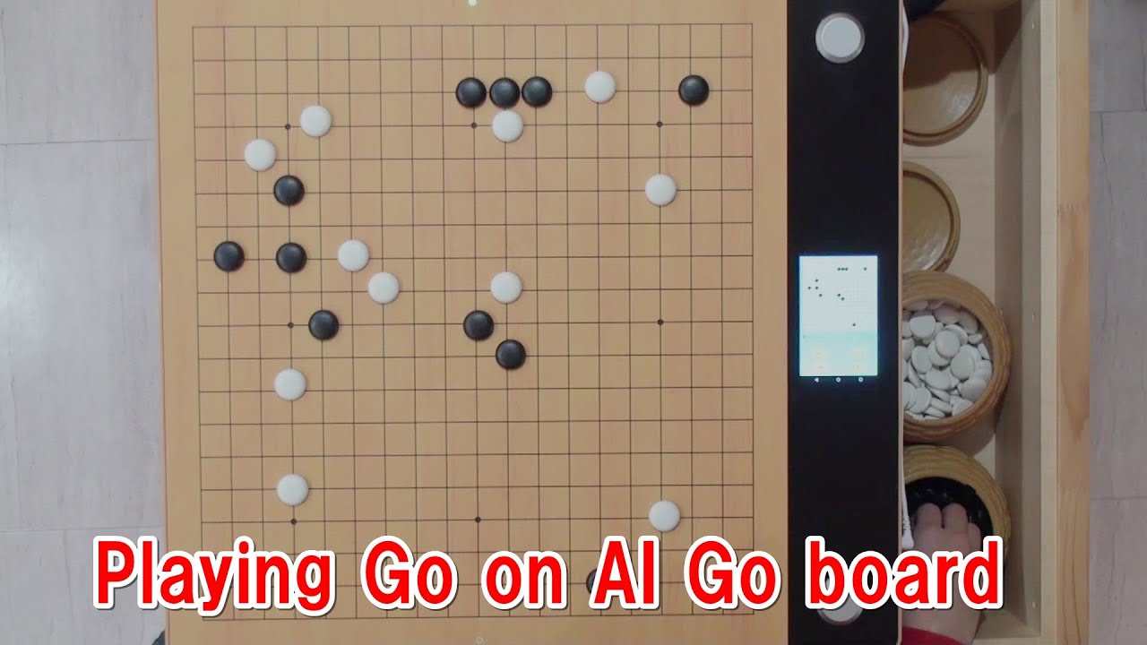 【Go Game】Playing Go on AI Board!【囲碁】 - YouTube